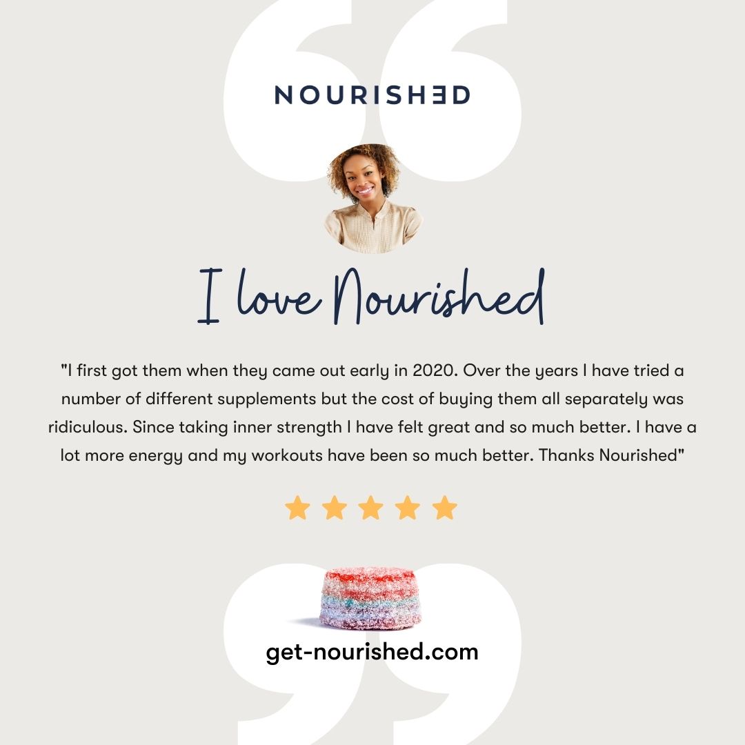 We just love hearing from our happy customers. Start your Nourished journey today!  #fitspiration #exercise  #thursdaythoughts #happycustomers #personalisednutrition #healthylifestyle #quote #energyvitamins #workout #nourished  bit.ly/3tL1rpM