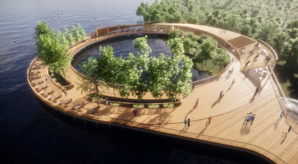 Así avanza el Ecoparque de la Ciénaga de Mallorquín en Barranquilla.