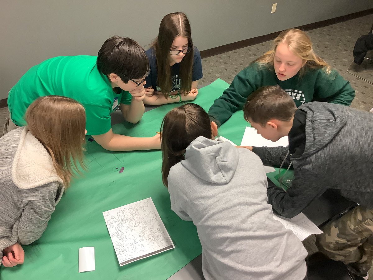 librarywsms's tweet photo. Our book battle team, “the end of the book (as we know it)”, won the Truman Book Battle. We beat teams from four other middle schools! @WSMSwolves https://t.co/2HLezRkJC4