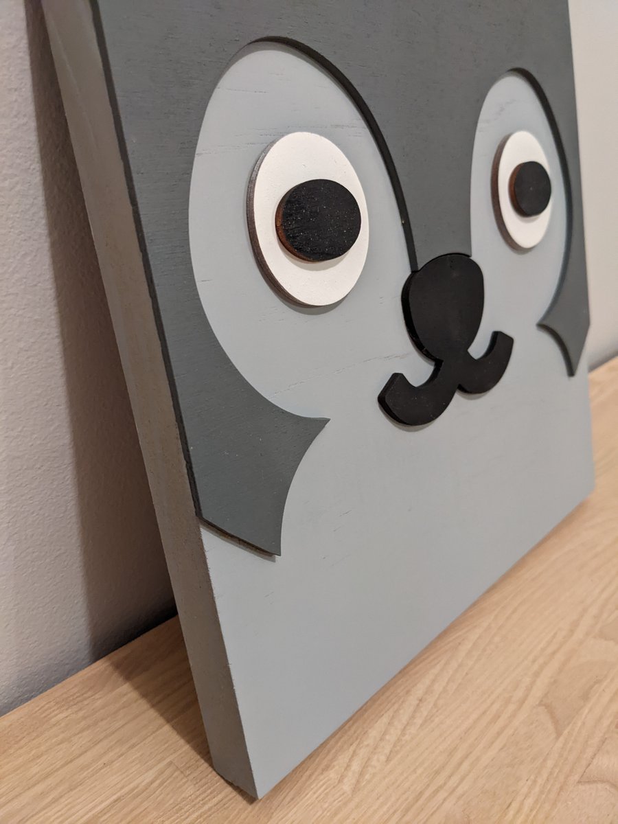 Woodworking project #19: Trying out a different method of laser cut sign-making. Pine/Birch/Laser