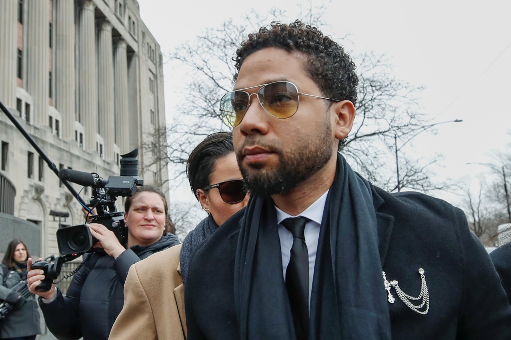 nypost's tweet photo. WATCH LIVE: Disgraced 'Empire' star Jussie Smollett faces sentencing for hate crime hoax https://t.co/lwv8Eh0Wbc https://t.co/UAII829Ubj