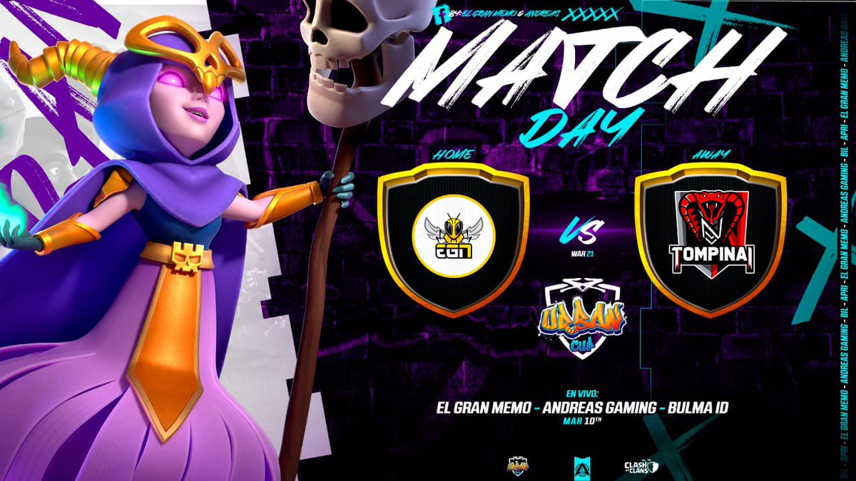 ⚡the #bees have a night full of battles tonight  🐝🔥
1️⃣🏆 Manque CUP  <a href="/manqueton/">Manqueton</a> 
⌚17:30 🇧🇷 20:30 🇵🇹
🆚 @VitaVlaEst 
🆚 @valenciasWar
2️⃣ 🏆 <a href="/UrbanCup/">Urban Cup</a>
⌚19:00🇧🇷 22:00 🇵🇹 
🆚 <a href="/TompinaiEmpire/">TOMPINAI EMPIRE</a> 
🎙️ <a href="/Aries__Gaming/">Aries</a>
🎙️ <a href="/SrtaMaverick/">Srta Maverick 💁🏼‍♀️</a>
🎙️ @memococ25 
🐝🍀 💛#BeEGN🖤#BeTheHive