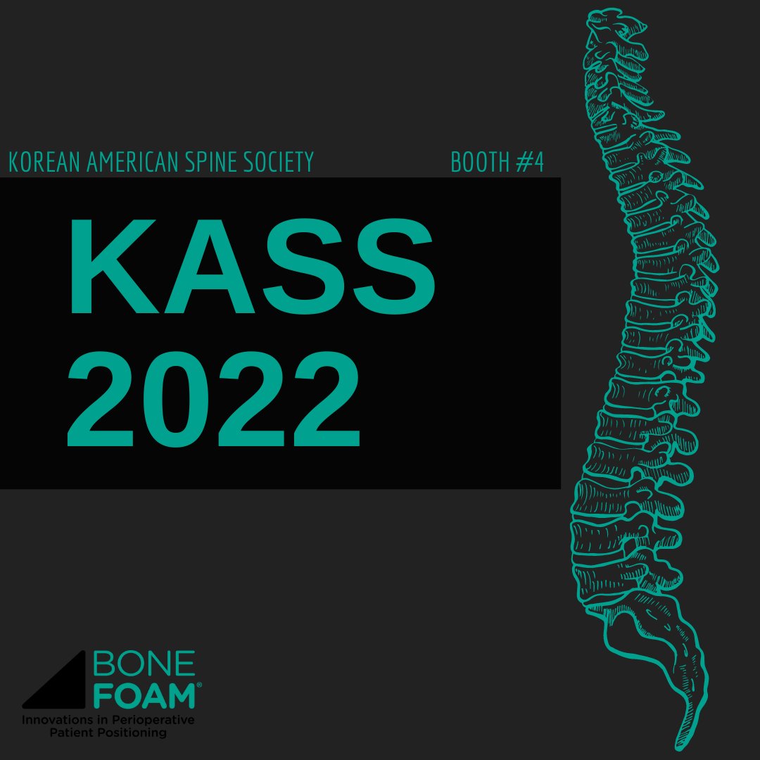BoneFoam's tweet photo. Excited to kick off the weekend at #KASS2021. 

Stop by Booth 4. We would love to show you how to #escapethetape in your OR! https://t.co/iq5pJuNDuA
