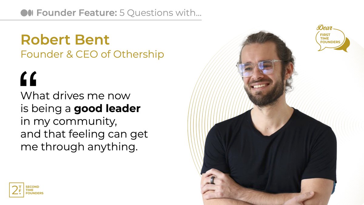 Our #founder feature with @othership_us CEO, @robbiebent1, is out now — learn how Robert found his #passion for breath-work & how he is leading the way in #mindfulness. Read on our official website: secondtimefounders.com/5questionsforf… Also available on Medium: secondtimefounders.medium.com/5-questions-fo…
