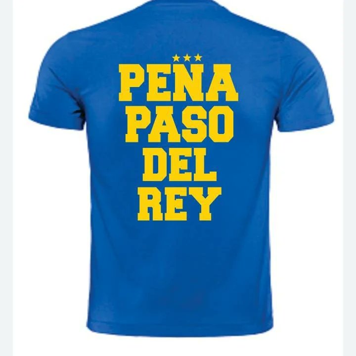 Smtoazulyoro's tweet photo. Tenemos nuevo modelo de remeras de la peña el que quiera nos puede mandar privado para poder reservar la suya 💙💛 https://t.co/JxD046PFu1