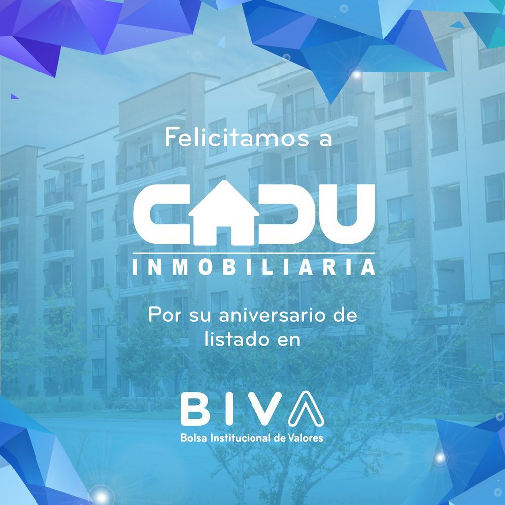 vinagerasm's tweet photo. Felicidades a @CADUsustentable por el aniversario de su emisión de un bono verde a través de @BIVAMX!! Celebramos a empresas como #CADU que son referentes en factores #ESG! https://t.co/M8O2Cdeygs
