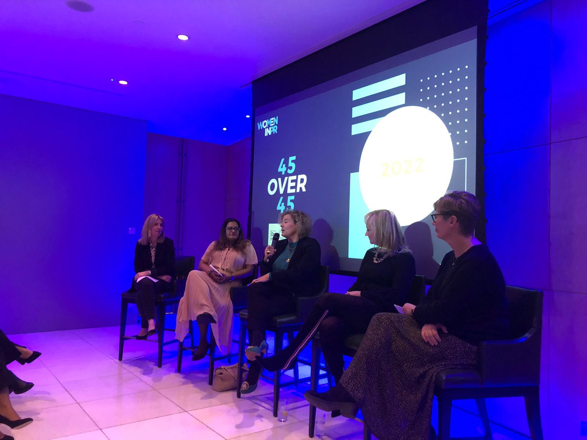 WIPRUK's tweet photo. We come into our prime, 50 is the open road, the time to really explore your legacy, your purpose … Let’s change the narrative so young women look forward to being 50 @EleanorMills #wpr45over45 https://t.co/8HD0E8stMF