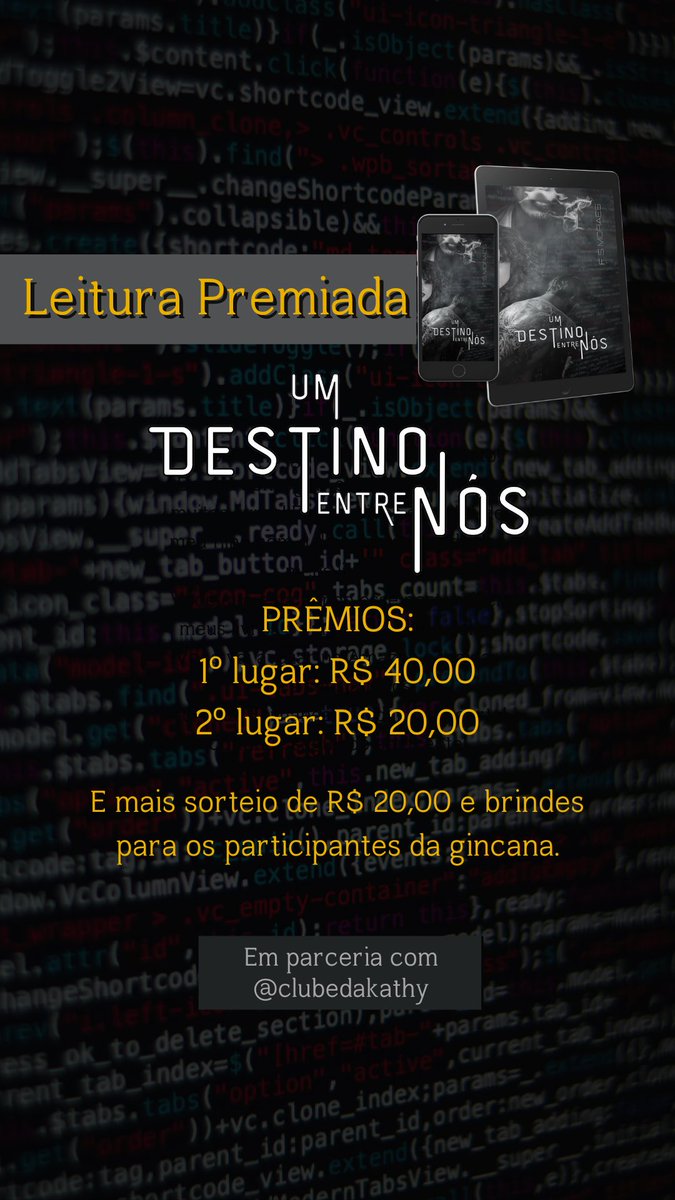 fsmoraes23's tweet photo. Leitura Premiada de UM DESTINO ENTRE NÓS 

Link do grupo! 👇👇👇
https://t.co/TAWJ7qKzvd

Corre que ainda dá tempo! 

#BookTwitter #livro #literaturanacional #leituracoletiva #ebook #RomanceReaders https://t.co/Y6RXMnkNka