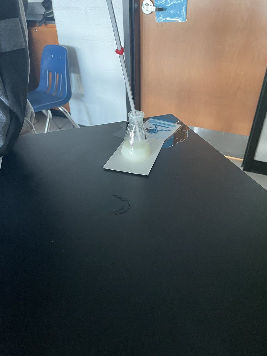 Science happenings on block days: Urinalysis lab in Biology, Rate of reaction lab in Chemistry #Science #gladiatorstrong