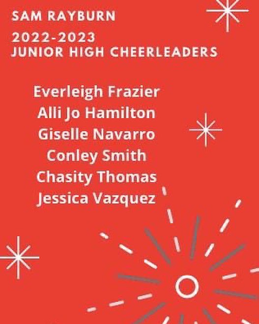 Congratulations to the 2022-2023 SRJH Cheerleaders!