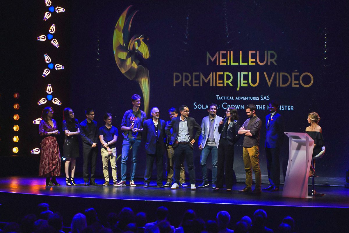 Cette année, le Pégase du meilleur 1er JV revient à <a href="/tct_adventures/">Solasta II Demo is live on Steam!⚔️</a> pour le jeu Solasta : Crown of the Magister. Bravo 🌟 #Pegases2022