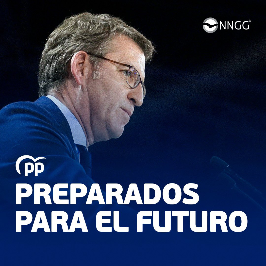 #Preparados para el futuro. #Preparados para gobernar. 

¡España te necesita @FeijooGalicia! 💙