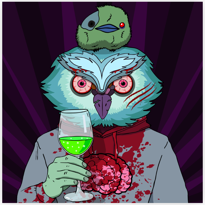 Hoot hoot, Owlz! Zombies are coming! If there are 2 or more Owlz in your #tezos wallet then 🧟‍♂️🦉