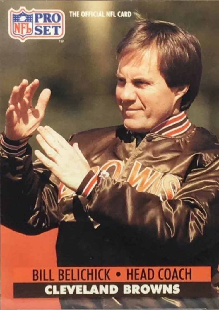 Upon realizing he was coaching the Cleveland Browns, Bill Belichick called for a timeout to reevaluate his life.