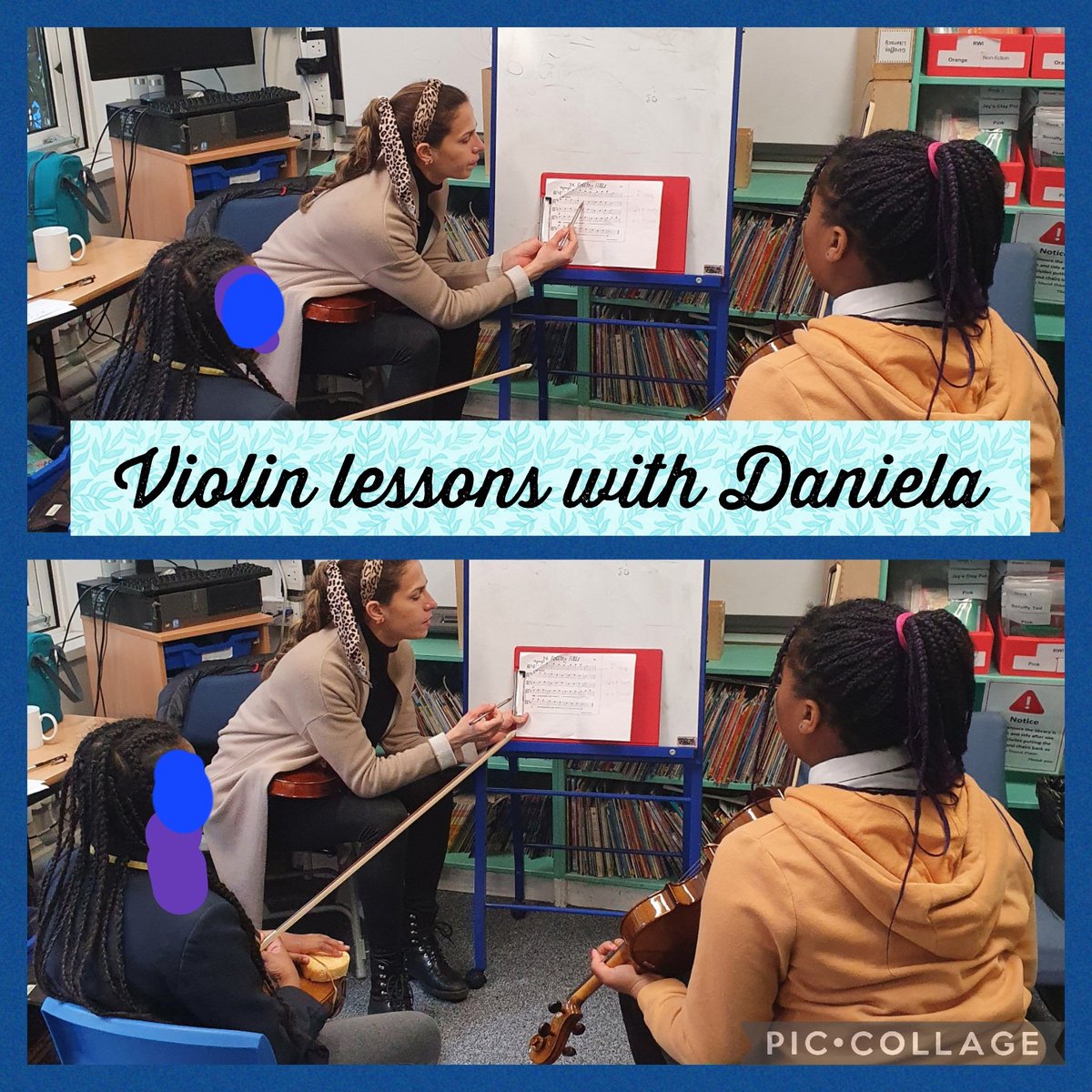 ststephensSW8's tweet photo. 🎻🎼 The girls were working on continuing to improve their violin string skills 🎻🎼 with Daniela @LambethMusic Well done, some fantastic progress 🎵 👏🏾 😊 #StStephensMusic #MusicEducation https://t.co/nUvJCpl20T
