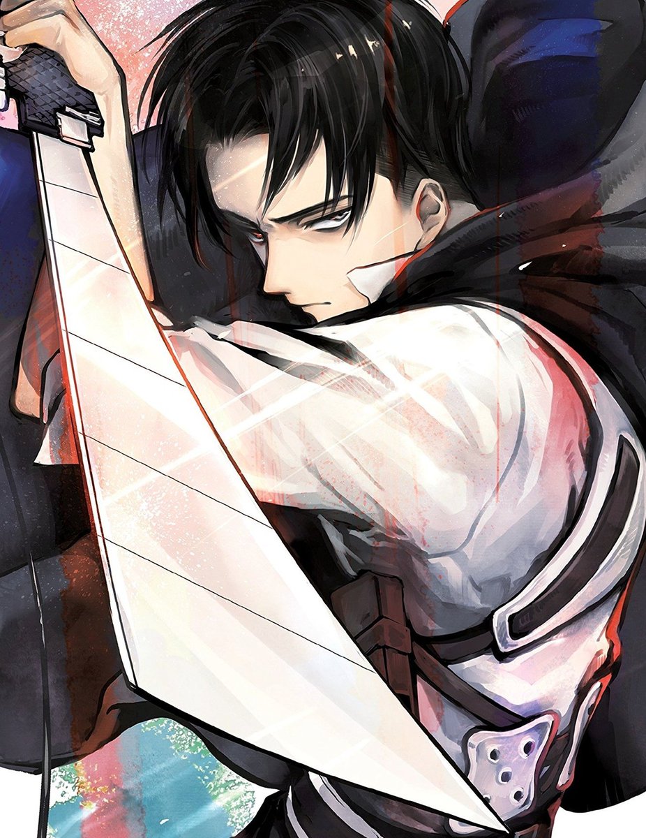 levicontent's tweet photo. Levi Ackerman in the cover "No regrets" https://t.co/eKhvuucKzE