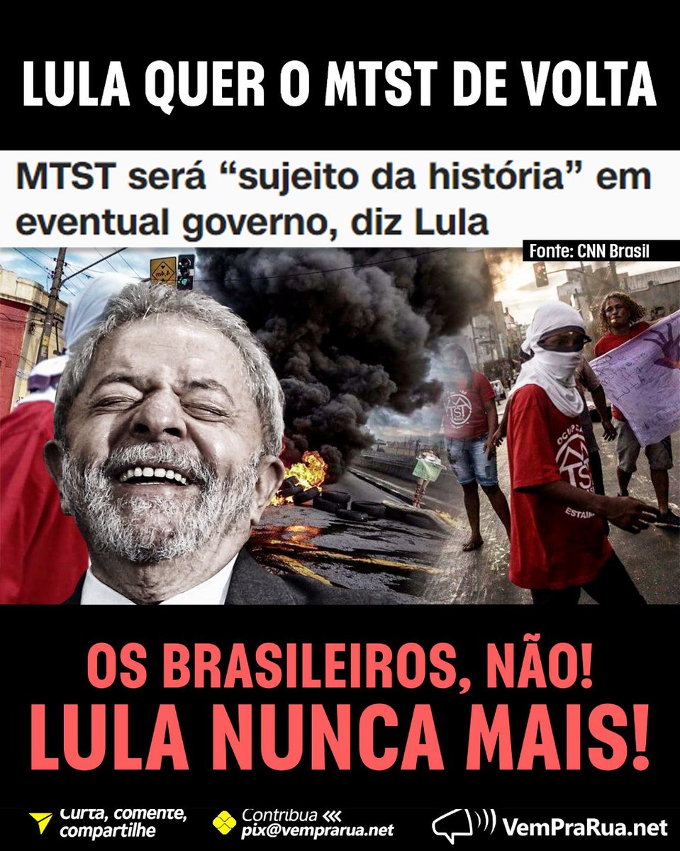 SomosMudaBrasil's tweet photo. A propriedade privada é uma garantia constitucional. O MTST é um movimento que não respeita essa garantia ao invadir essas propriedades. Chega dessas ameaças! #ForaMTST https://t.co/3lpdroUQPM