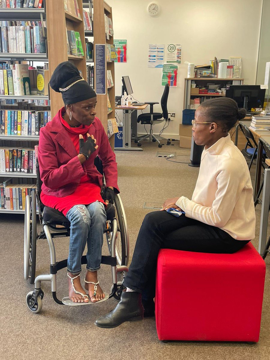 Semakaleng's tweet photo. Today, I had fun meeting 2 #Hackney residents with @carolewilliams at Woodberry Down who are part of the #hackneyworks training, apprenticeships and careers brokerage programme. 

I was inspired by stories of their motivation to pursue new careers #covidrecovery https://t.co/LE4qDYU0tD