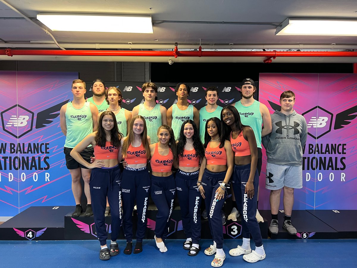 Peabody Track &amp; Field at the New Balance Nationals Indoor Championships! Good Luck Team!
💪😁👍