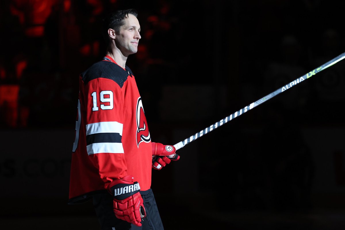 NJDevils's tweet photo. Sending him off in the correct jersey, because he was Made in Jersey. https://t.co/sATbWhnt7A