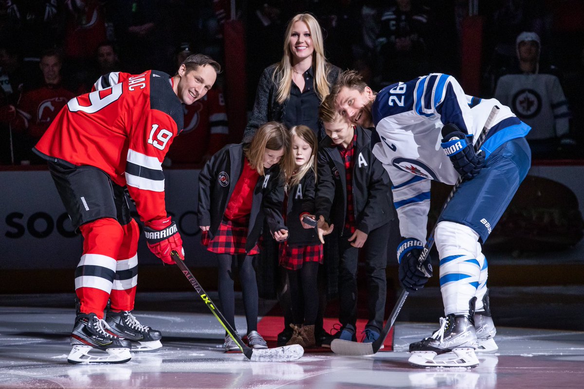 NJDevils's tweet photo. Sending him off in the correct jersey, because he was Made in Jersey. https://t.co/sATbWhnt7A