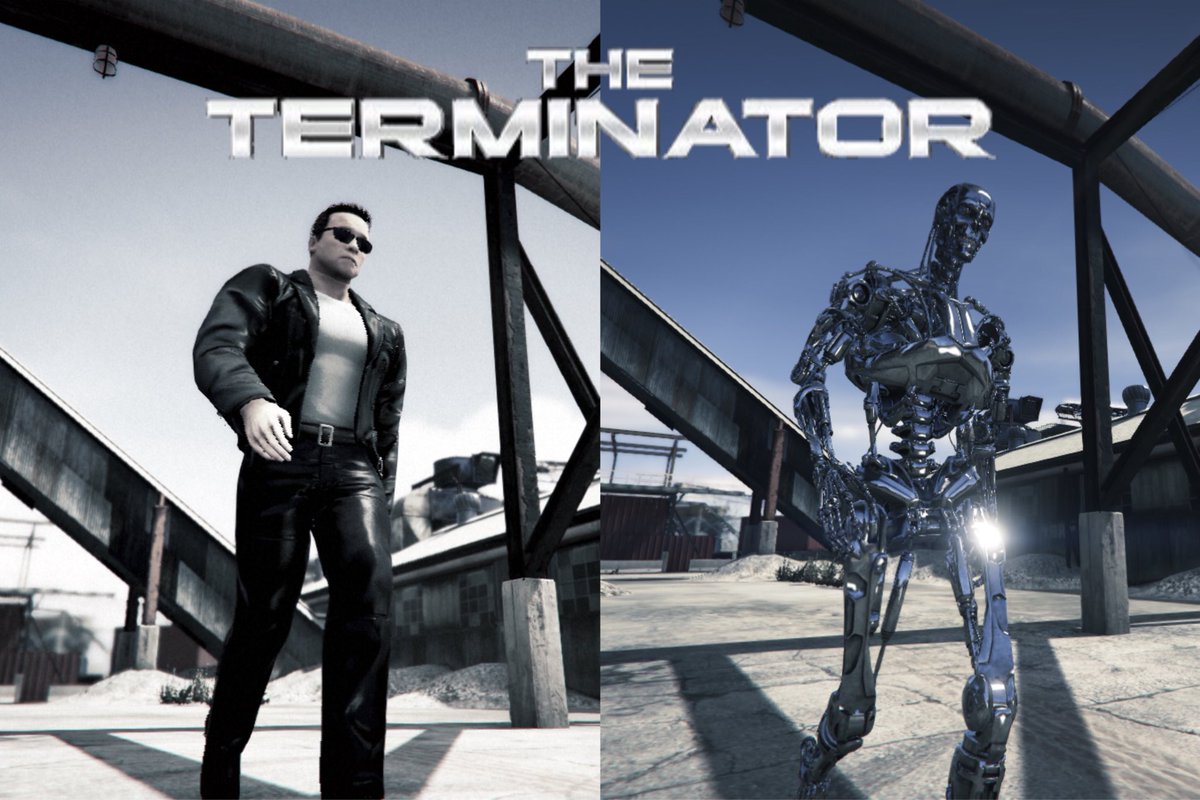 bow1000's tweet photo. #GTA5PC
#RockStarEditor
#GamePhoto
#The_Terminator
#I'll_be_back!
#ターミネーター
#シュワちゃん
#ダダンダンダダン https://t.co/CiqVAPeV95