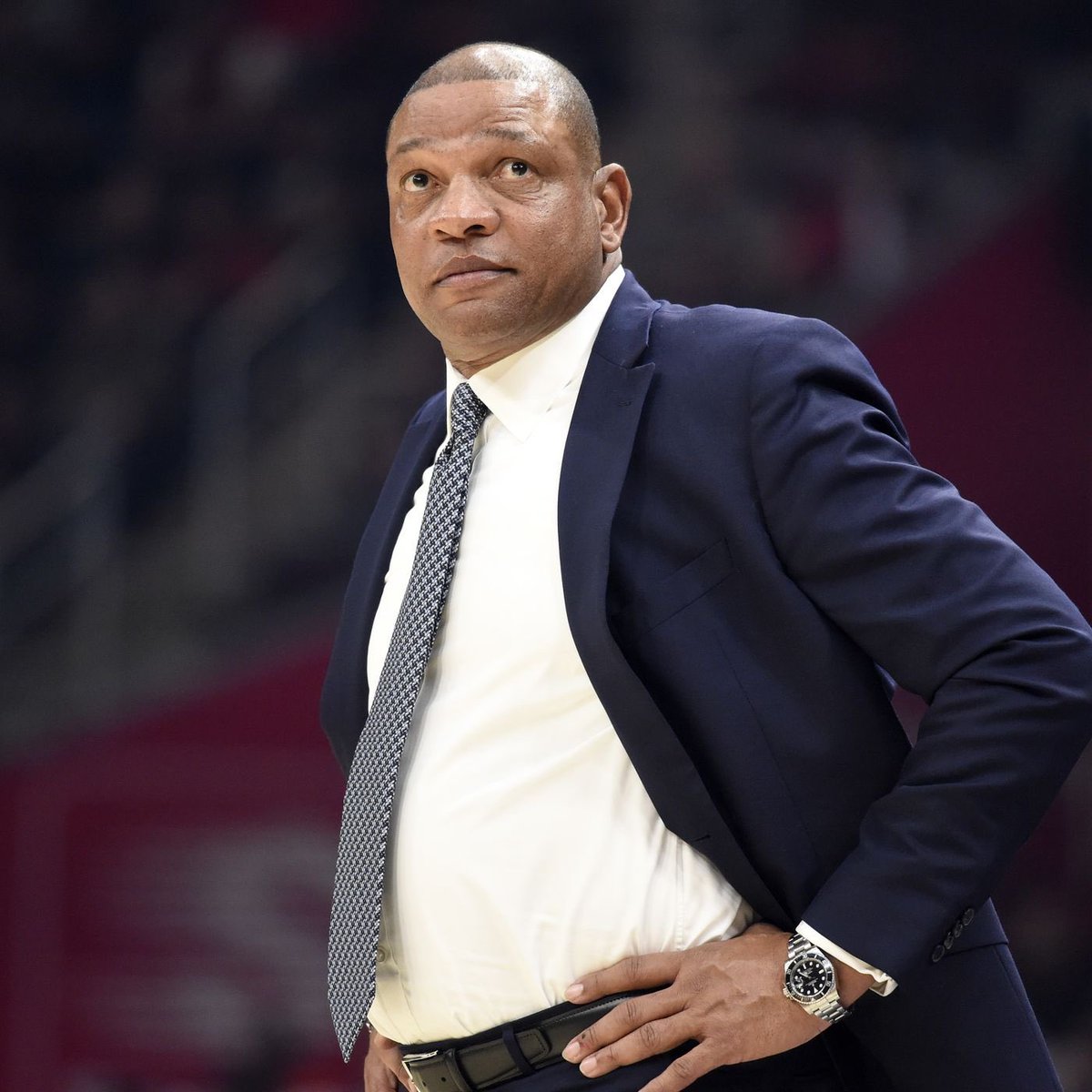 LegionHoops's tweet photo. Doc Rivers on Ben Simmons’ return:

“I don’t know why I would talk about a guy in street clothes.”

(via @Alex__Schiffer) https://t.co/xiIhnZfAqQ