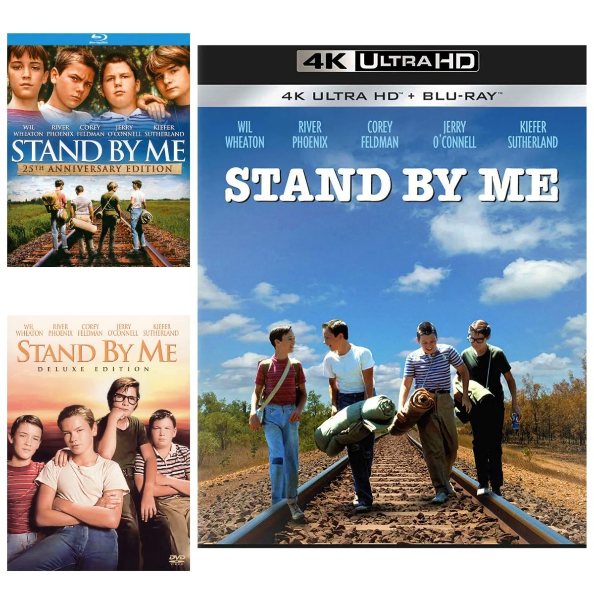 HSSlumberParty's tweet image. SCROLL: And here are some #iconic  posters and official artwork for Stand By Me. 

@the_mikestir #standbyme #twocoreys #coreyfeldman #riverphoenix #jerryoconnell #richarddreyfuss #wilwheaton #robreiner #stephenking