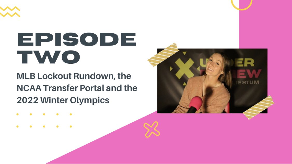 UnderReviewWHay's tweet photo. SECOND EPISODE- OUT NOW!

I talked with a VP and a college scout at National Scouting Report about the NCAA Transfer Portal’s impact, discussed the MLB lockout and ran down Team USA’s success in Beijing. 

WATCH HERE:https://t.co/xjQSPUXaH4

LISTEN HERE:https://t.co/4b8jBpp0x1 https://t.co/VrQtqDrXzw