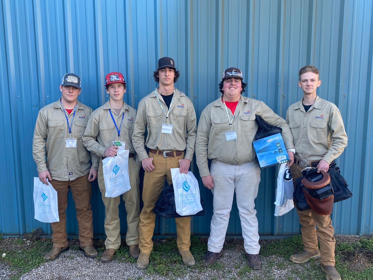 EPCOTCTE's tweet photo. Good day for @EPCOTWELDING at North District @SkillsUSA competition.  Thank you to host @CalhounCollege.  These men qualified for STATE next month!  @EPCOTCTE @JCBOEal @al_skills @GoBuildAlabama @NorthALWorks @NSMBISON @PisgahFFA @SectionLions https://t.co/wUJJgVedIA