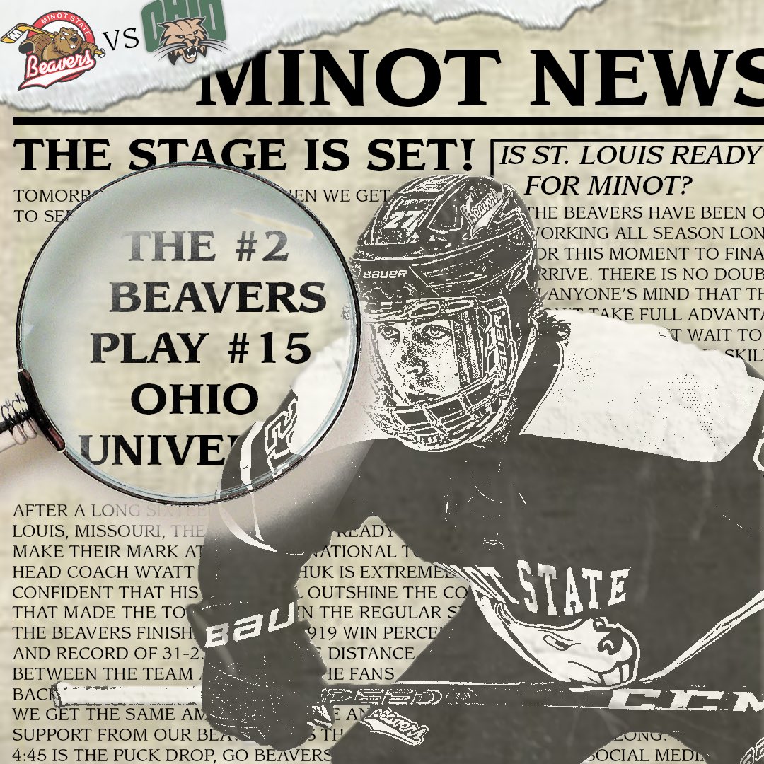 Time to go to work 😤 

4:45 PM tomorrow to start our journey in the ACHA National Tournament! 

#BuildtheDam | #BeaverHockey