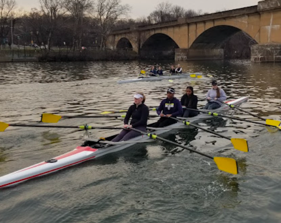pennchartercrew's tweet photo. So wonderful being back on the water with PC Crew! Our novices are learning fast from help from the JV/V rowers this week. https://t.co/TDhwaSwwFG