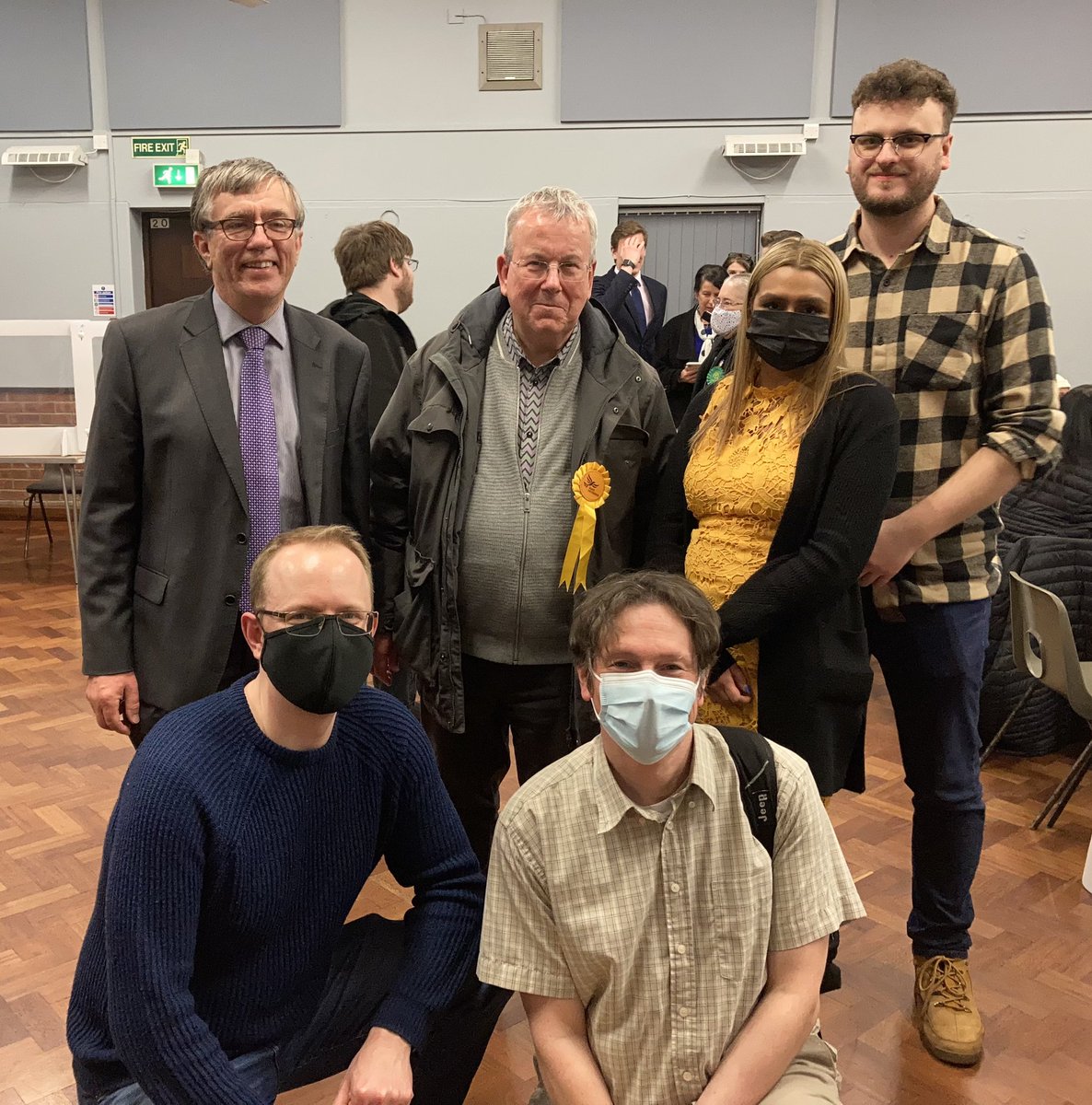 Keith Hoskins elected as County Councillor for Hitchin South with 72% of the vote. @RajeniB elected as District Councillor for Hitchin Highbury with 67% of the vote. So pleased. They’ll both be brilliant. Here’s to you, Paul. Hope we did you proud.