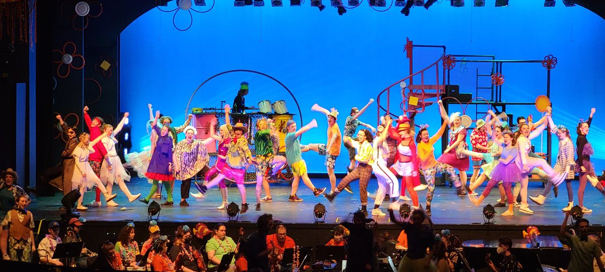 SuptFarr's tweet photo. We just had to attend the soft opening of SpongeBob the Musical tonight. And we will attend six more times after this. Let me tell you: DO NOT MISS THIS SHOW!!! The talent is OFF THE CHARTS thanks to @CA_Players &amp; @CABravesMusic WOW our students are remarkable! #CanandaiguaProud https://t.co/iRGTFmQ5oA