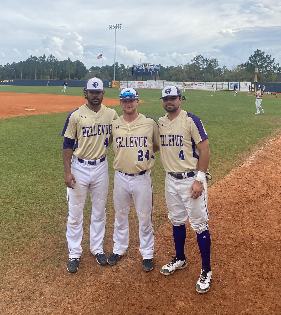 Some familiar Wombats faces take the field today with Bellevue University down in Florida. #wombatssighting #wombatsnationwide