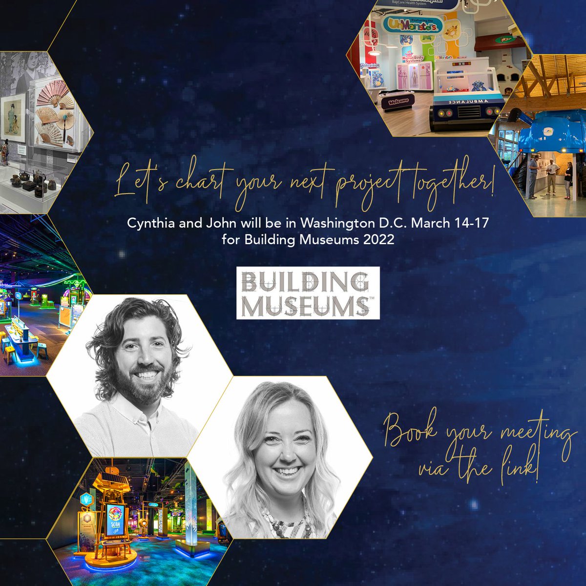 Are you attending #MAAM2022? Let's connect in Washington DC! bit.ly/MEXPMAAM #museums #buildingmuseums