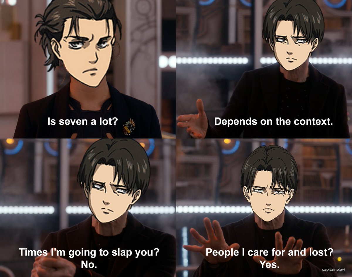 capitaine_levi's tweet photo. #leviackerman #levi #ErenJaeger https://t.co/M7cmnhQXLT