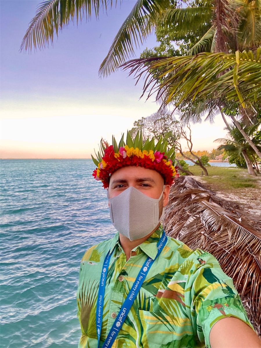 nchudeau's tweet photo. It is an honor taking up my new assignment as Chief of the @UNICEF Office and Head of the @UN Joint Presence Office in the Republic of #Kiribati. I reached beautiful #Tarawa and am excited to support the @GovKiribati in fulfilling both #KV20 and #SDGs #ForEveryChild. Tia nako! https://t.co/KtOiX0UcA0