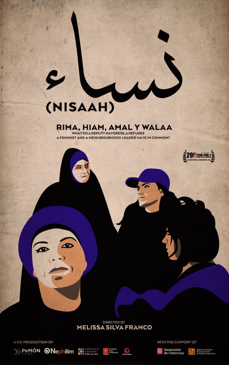 Melisilvafranco's tweet image. ¡¡Nuestra película NISAAH se presenta en Jordania con una de sus protagonistas: Walaa Hassan!!
@PemonFilms 
@crazy_cat_raqel 
@manelsango 
@niltontorresv