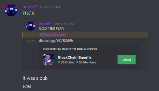BluechipSnipers's tweet photo. How did we secure 30+ whitelists without a collab? 

We got in the discord server before a 100 members. So, a lot of us got the OG role which was an automatic WL, from there some of us stacked multiple mints and some didn't. https://t.co/rXsnhaGAsn