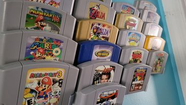 NBHHarleyQ's tweet photo. HAPPY MAR10 DAY EVERYONE!!! 

Figured I'd share my n64 collection.

#nintendo #mario #MAR10Day https://t.co/nSpsWkfaoY