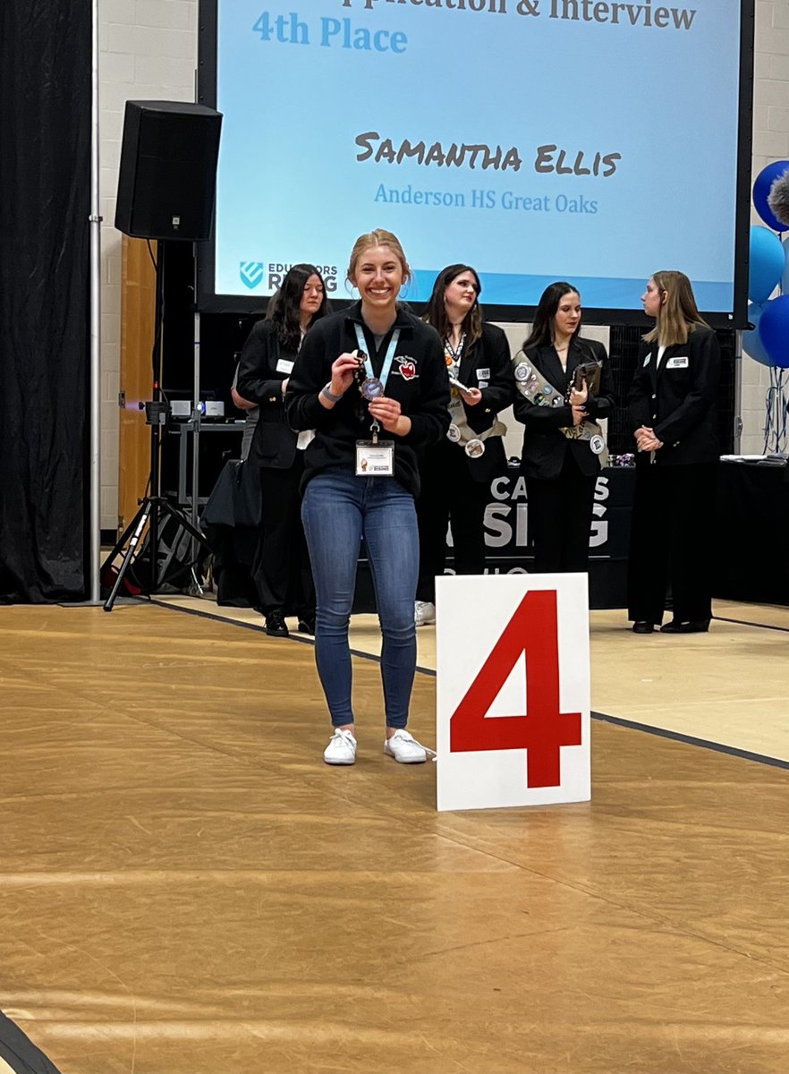 TAcademyAHS's tweet photo. Sami Ellis was 4th at Educators Rising STATE in Job Application!!! @AndersonRaptors @FHSchools @GOSatellites https://t.co/cz8GuVaMn6