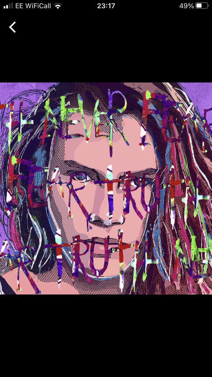 Selling my <a href="/JohnnyDeppNFT/">Never Fear Truth</a> #nft Ranked 8! Comes with a print from Johnny as a utility. #nftart