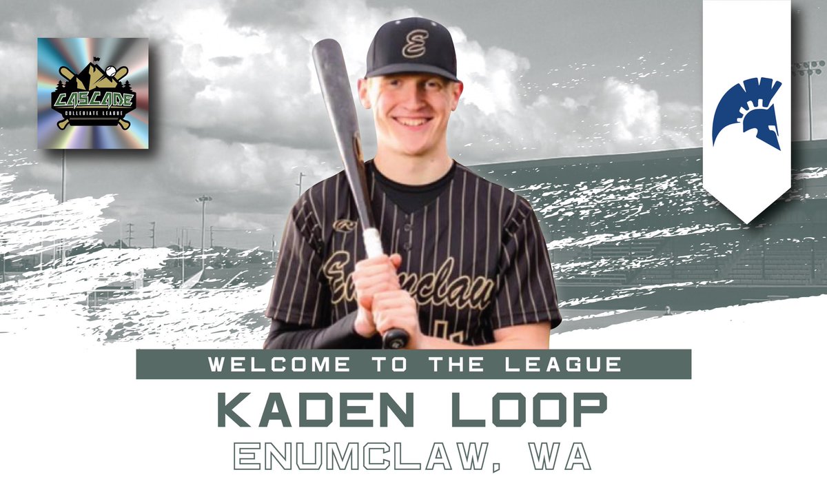 The CCL welcomes <a href="/kaden_loop/">Kaden Loop</a> of <a href="/TacCCbaseball/">TCC - Baseball</a> from Enumclaw, WA for the 2022 season. “Tacoma provided an opportunity to play for a great program with similar values of mine.”