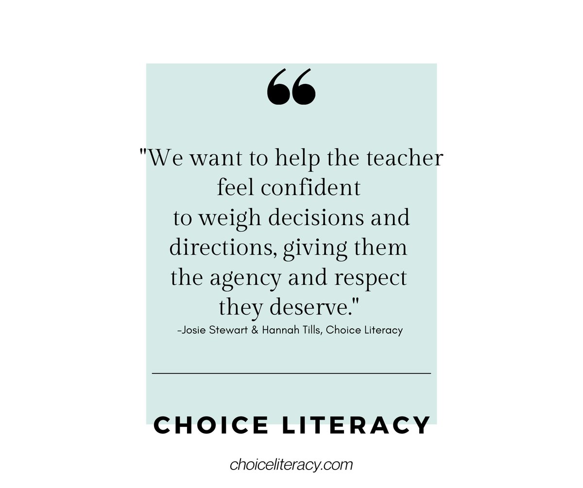This week, @hannah_tills and <a href="/josiestew/">josiestew</a> share ways to support new teachers in conversations that will empower them to navigate information from multiple sources and grow complex decision-making. 

What Happens When Teachers Receive Conflicting Advice?: choiceliteracy.com/article/what-h…
