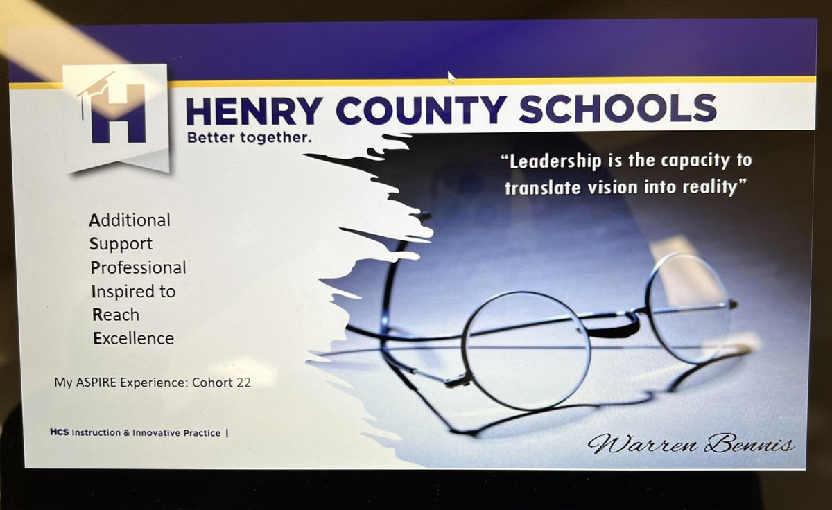 DrMilesk31's tweet photo. “Great leaders channel their ego needs away from themselves and into the larger goal of building a great company. Their ambition is first and foremost for the institution #ASPIRE22 @CynthiaMcCray19 https://t.co/YIAvjVcf1h