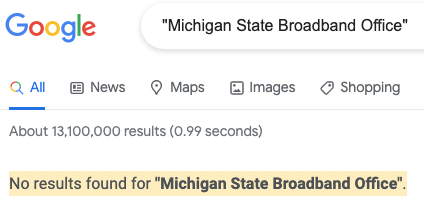 @MI_Broadband Who can we bring together to talk about what we need in a Michigan State Broadband Office? Has anyone formed a citizens' advisory committee?