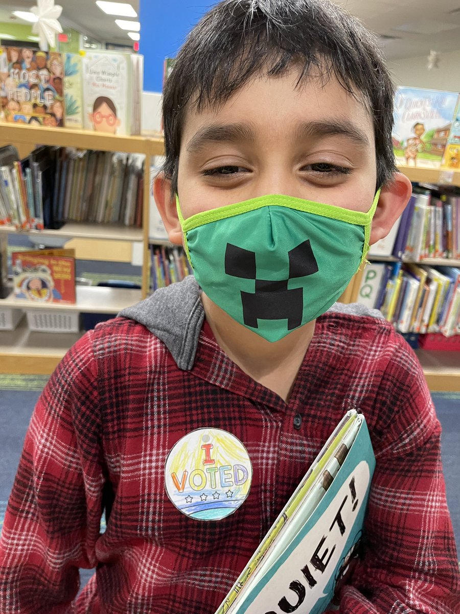 24SevenReader's tweet photo. Kindergarten and first graders going to the voting booth.  Which picture book will win the MN Start of the North award? https://t.co/GZWZQkeszc