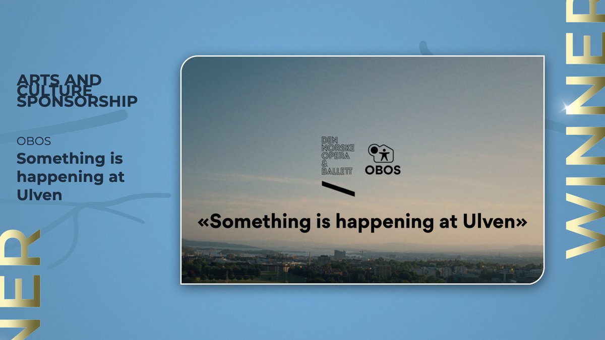 EuropSponsAssoc's tweet image. 🏆 Arts and Culture Sponsorship – the winner is...
Something is happening at Ulven
Congratulations @Obos1 &amp;amp; The Norwegian Opera &amp;amp; Ballet 👏
For more on the campaign 👉 bit.ly/3BNLHpY

#ESAawards #obos #Operaen