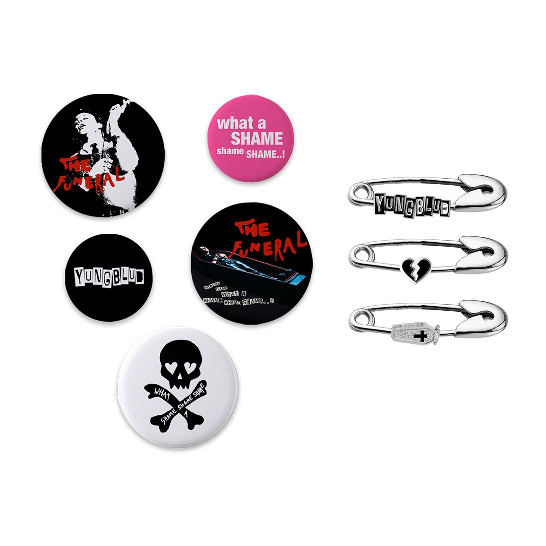 yungblud's tweet photo. FUNERAL MERCH TOMORROW 9 AM (PST) 🖤☠️🖤

https://t.co/N36cNDnvqn https://t.co/2ocEufogKw
